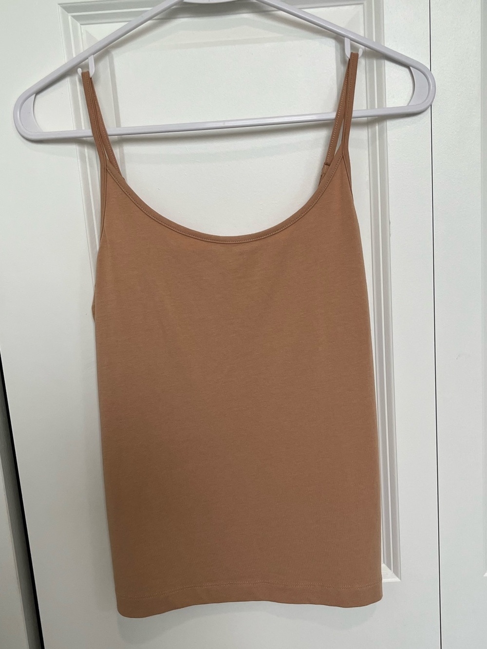 Banana Republic Tan-Cream Spaghetti Strap Camisole